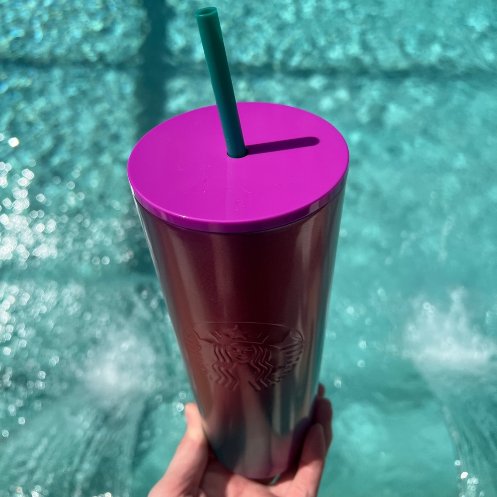 Starbucks 2022 Spring Release Shimmer Ombre Stainless Steel Tumbler - Picture 3 of 5